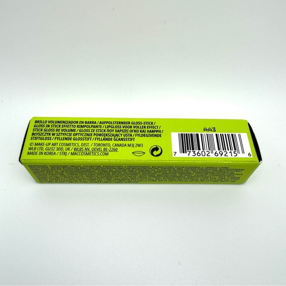 MAC Squirt Plumping Gloss #15 Like Squirt Lime Transparent Lip Gloss w/Pouch NIB - Picture 7 of 9